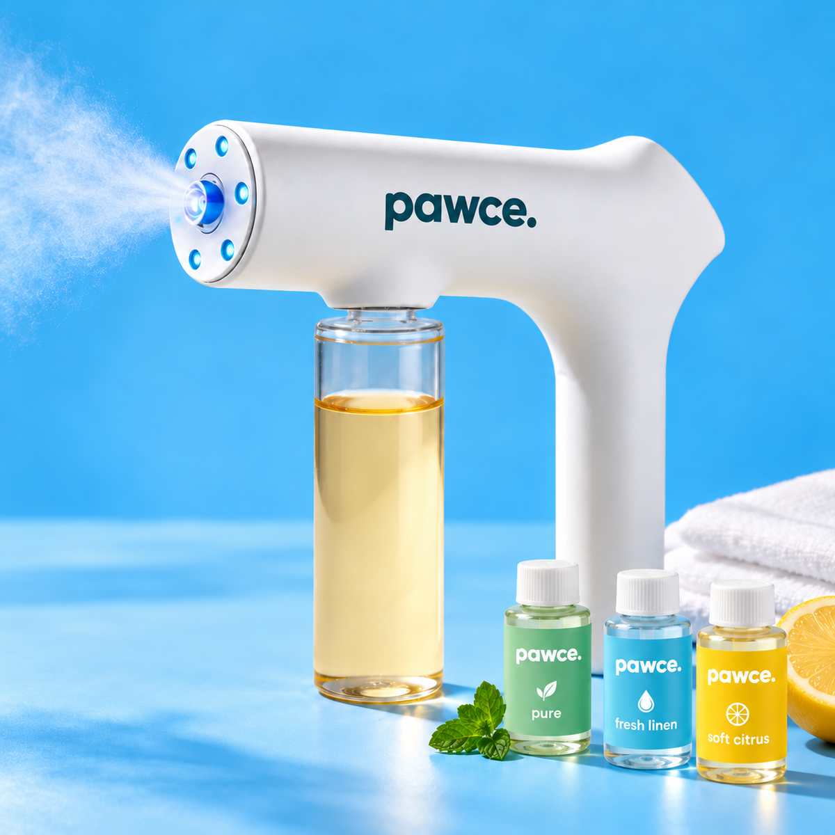 Pawce white fogger and refill trio